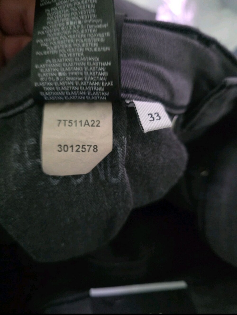 7 For All Mankind Mens Slim Straight Luxe Performance Slimmy Plus Size 33 X 35 - Picture 7 of 15